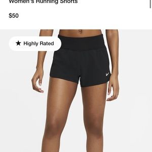 Nike dry fit running shorts